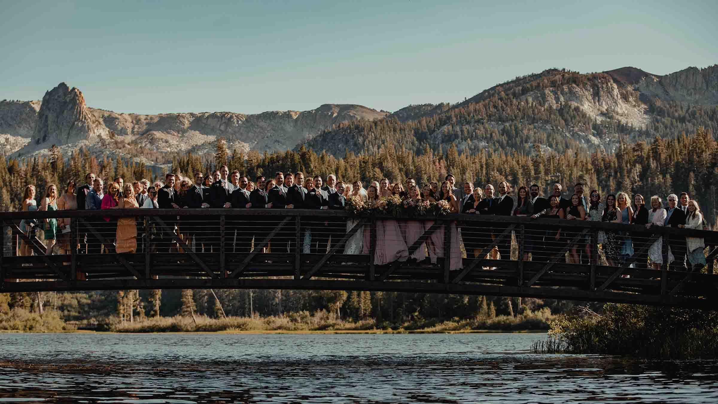 Wedding Party at Twin Lakes