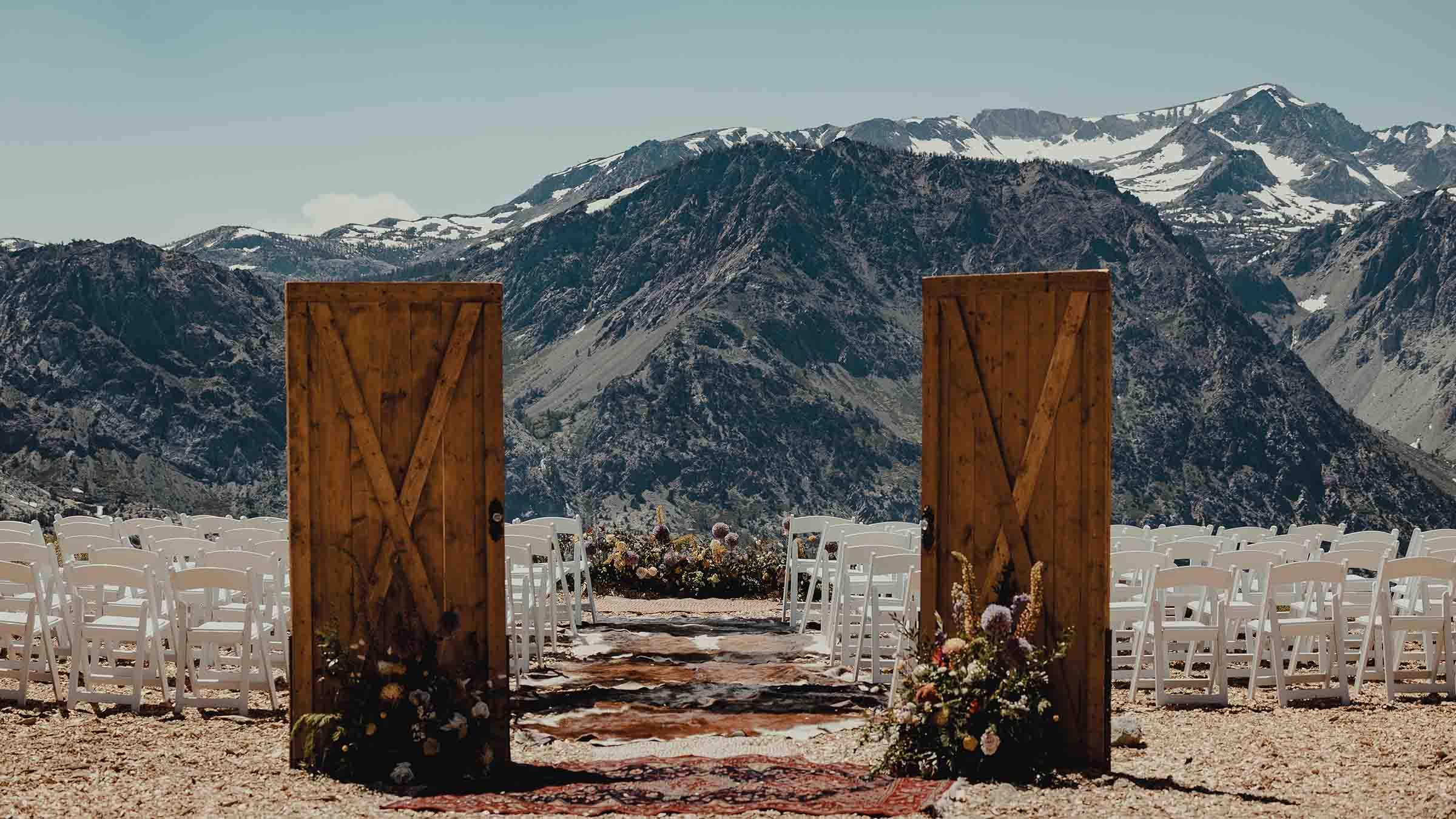 June Mountain Wedding Ceremony