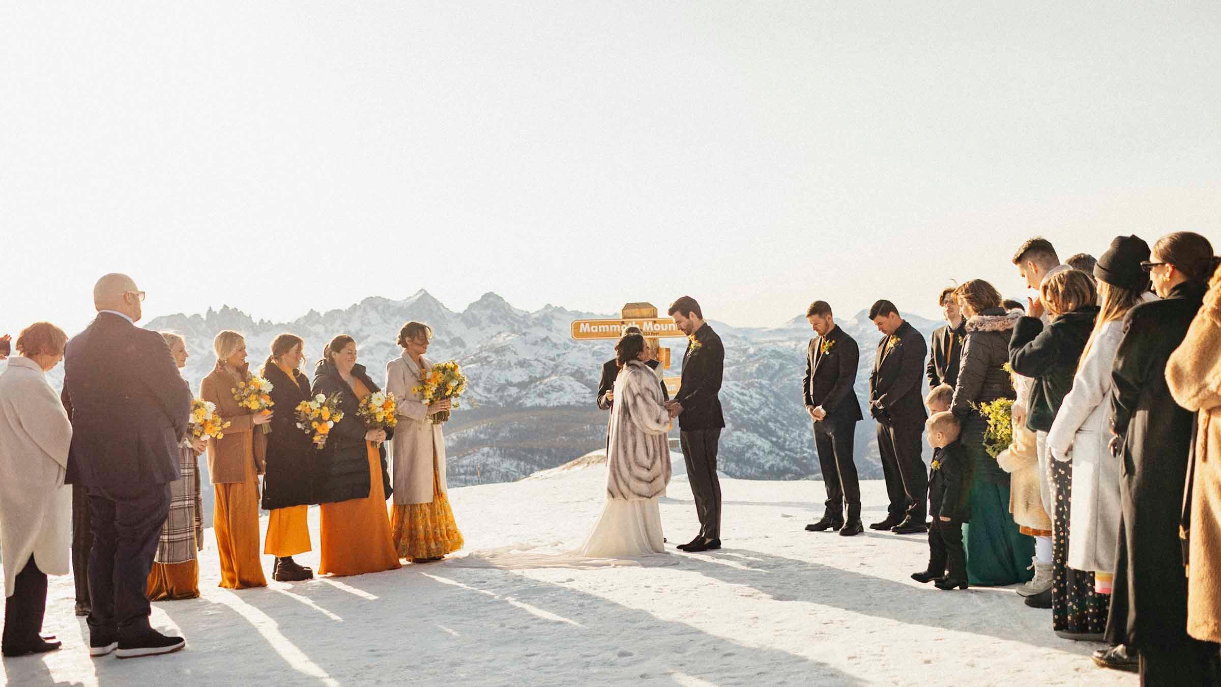 Mammoth Mountain Summit Wedding