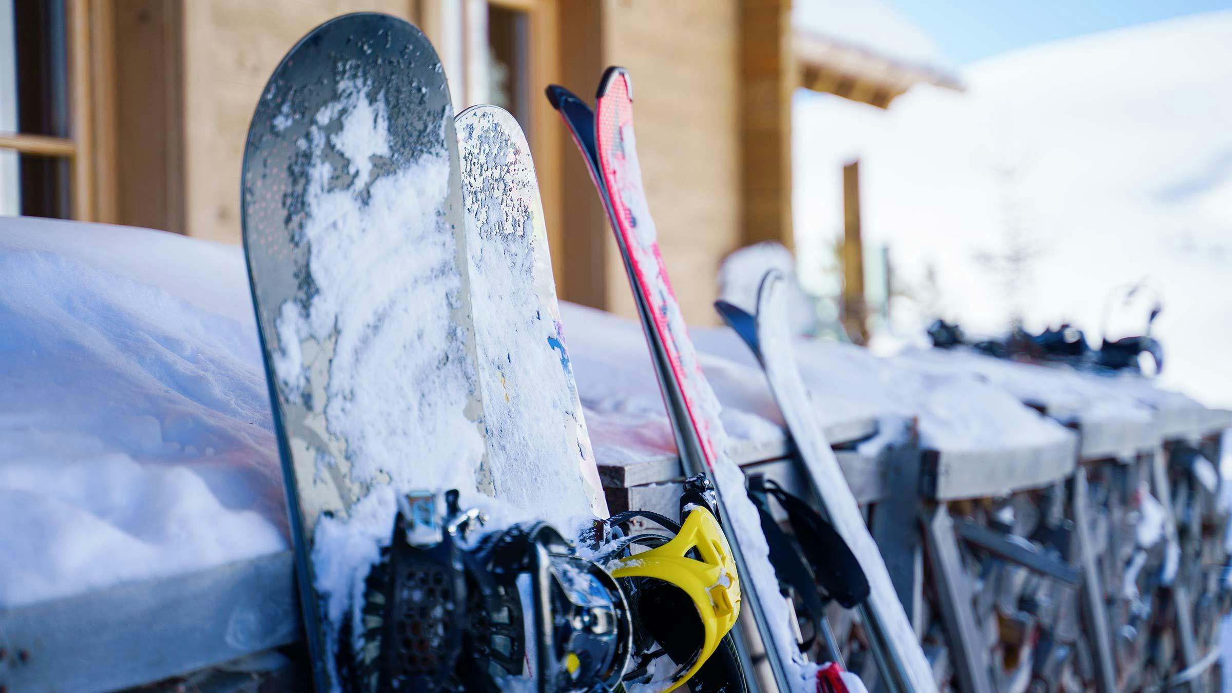 Ski and Snowboard Equipment.